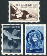 187 ARGENTINA: GJ.836/8, 1939 Fonopost, Complete Set Of 3 Values Of VF Quality, Catalog Value US$75. - Autres & Non Classés