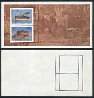 235 ARGENTINA: GJ.79, 1989 Inmigration (hotel For Immigrants, Ship) With DOUBLE PERFORATION Variety, Excellent Quality,  - Sonstige & Ohne Zuordnung