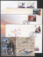 311 ARGENTINA: OCA: Lot Of FDC Covers Of Stamps Issued Circa Between 2002 And 2005, Including A Souvenir Sheet With Firs - Other & Unclassified