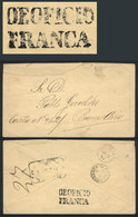 332 ARGENTINA: Cover Sent From Salta To Buenos Aires On 7/JUN/1885, Free Of Charge, All The Marks Were Applied On Back:  - Andere & Zonder Classificatie