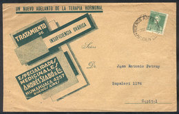 380 ARGENTINA: Wrapper With Advertising For A Noval Hormonal Treatment, Used In Buenos Aires On 1/AU/1933 Franked With 3 - Autres & Non Classés