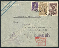 382 ARGENTINA: 29/JUN/1934 Buenos Aires - Germany: Cover Flown By Zeppelin Franked With 1.15P., Arrival Friedrichshafen  - Andere & Zonder Classificatie