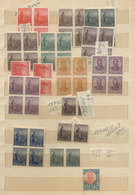 406 ARGENTINA: Stockbook With Used Or Mint Stamps Issued Mainly Between 1910s And 1940s, Including Many Blocks Of 4, Ver - Collections, Lots & Séries