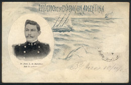 413 ARGENTINA: Juan L. De Bertodano, Chief Engineer Of The Corvette ARA Uruguay In The 1903 Antarctic Expedition That Re - Argentinië