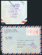 426 AUSTRALIA: "Airmail Cover Sent From Japan To Argentina, Sent By Mistake To Australia, Where It Received The Violet M - Andere & Zonder Classificatie