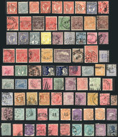 428 AUSTRALIA: Lot Of Old Stamps, It May Include High Values Or Good Cancels (completely Unchecked), Very Fine General Q - Autres & Non Classés