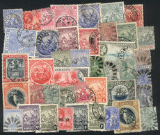 437 BARBADOS: Lot Of Varied Stamps, It May Include High Values Or Good Cancels (completely Unchecked), A Few With Minor  - Barbados (1966-...)