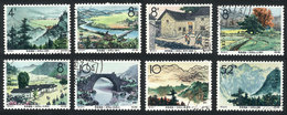 494 CHINA: Sc.834/841, 1965 Jinggang Mountain, Cmpl. Set Uf 8 Values, Used, Excellent Quality! - Autres & Non Classés