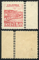 517 COLOMBIA: Yvert 143 With VARIETY: Double Perforation In The Right Margin, Excellent! - Colombia