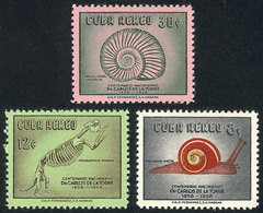 535 CUBA: Sc.C182/4, 1958 Animals, Cmpl. Set Of 3 Values, Mint Lightly Hinged, VF Quality, Catalog Value US$30. - Other & Unclassified