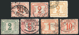 544 EGYPT: Small Lot Of Old Used Stamps, In General Of Very Fine Quality, Scott Catalogue Value Is Over US$160! - Other & Unclassified