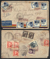 558 SPAIN: Registered Airmail Cover Sent From VILLAFRANCA DEL BIERZO To Argentina On 15/NO/1935, Very Nice! - Sonstige & Ohne Zuordnung