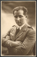 569 SPAIN: Commander (pilot) RAMÓN FRANCO, Very Nice Real Photo PC, Photograph Taken By F. Bixio In Buenos Aires, Minor  - Sonstige & Ohne Zuordnung