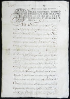 571 SPAIN: Year 1787!! Power Of Attorney Awarded In Cádiz To Mr. Francisco De Mata To Collect Payments On Behalf Of Anto - Other & Unclassified