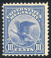 577 UNITED STATES: Sc.F1, 1911 Eagle 10c. Blue, MNH, Very Fine Quality, Catalog Value US$175 - Unclassified