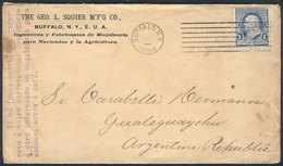 579 UNITED STATES: Commercial Cover Unsealed (for Printed Matter) Franked With 1c. Franklin, Sent In 1894 From Buffalo T - Postal History