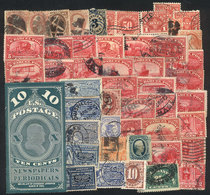 588 UNITED STATES: Back Of The Book: Interesting Lot Of Old Stamps, Most Of Fine Quality (some With Minor Faults), Low S - Otros & Sin Clasificación