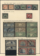 589 UNITED STATES: Collection Of Used Or Mint Stamps (without Gum, With Gum And Hinge Marks, Or MNH) In Album. It Includ - Other & Unclassified