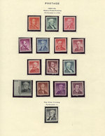 590 UNITED STATES: Collection In Album Pages (circa 1938 To 1956), With Good MNH Stamps And Sets Of Apparently Excellent - Sonstige & Ohne Zuordnung