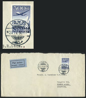 612 FINLAND: Airmail Cover Sent From Lahti To Argentina On 24/AP/1950, Franked By Sc.C3 Alone, Excellent Quality! - Otros & Sin Clasificación