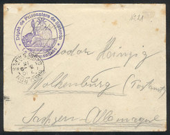 636 FRANCE: "Cover With Free Frank For Prisoners Of War Sent From Sisteron To Germany On 3/SE/1915, With Violet Mark ""D - Other & Unclassified