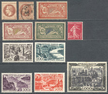 646 FRANCE: Lot Of Interesting Stamps, Most Mint With Gum And Fine Quality (some Can Have Minor Defects), Excellent Gene - Verzamelingen