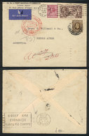 658 GREAT BRITAIN: RARE COMBINATION Of French Airplane And Lufthansa: Cover Sent From London To Buenos Aires On 12/NO/19 - ...-1840 Vorläufer