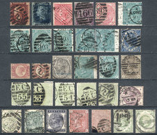 661 GREAT BRITAIN: Lot Of Old And Used Stamps, General Quality Is Fine To Excellent, Scott Catalogue Value US$3,400++, G - Service