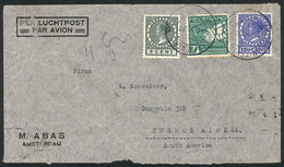 674 NETHERLANDS: Airmail Cover Sent From Amsterdam To Argentina On 9/OC/1936 Franked With 92½. - Storia Postale