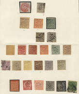 690 INDIA - CACHEMIRA: Interesting Group Of Stamps On Old Album Page, In General Of Very Fine Quality! - Autres & Non Classés