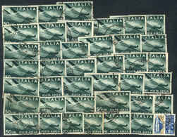 710 ITALY: Yvert 120, 40 Used Stamps Of Fine To Very Fine Quality, Catalog Value Euros 440. - Sin Clasificación