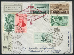 723 ITALY: 9/NO/1934 Roma - Massaua: First Airmail By Ala-Littoria, Cover With Special Handstamp And Arrival Mark, Excel - Ohne Zuordnung