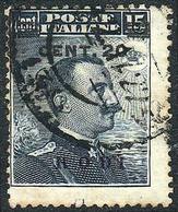 735 ITALY - RHODES: Sc.14, 1916 20c. On 15, Used, Fine Quality, Catalog Value US$175. - Altri & Non Classificati