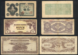 748 JAPAN: 3 Old Banknotes, Very Interesting! - Zonder Classificatie