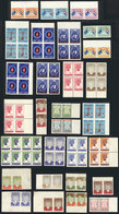 804 PARAGUAY: VARIETIES: 29 Pairs, Blocks Of 4 Or Larger With Perforation Or Printing Varieties, Very Thematic (flags, U - Paraguay