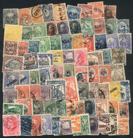 824 PERU: Lot Of Old Stamps, It May Include High Values Or Good Cancels (completely Unchecked), Very Fine General Qualit - Pérou
