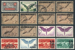 902 SWITZERLAND: Small Lot Of AIRMAIL Stamps, Fine To Very Fine Quality, Scott Catalog Value US$300+ - Altri & Non Classificati