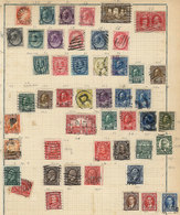 916 WORLDWIDE: Old Collection On Album Pages, Many Hundreds Of Interesting Stamps (probably Thousands), It Surely Includ - Sonstige & Ohne Zuordnung