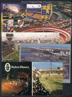922 WORLDWIDE: FOOTBALL STADIUMS: About 18 Postcards Showing Football Stadiums, Most Of Argentina, Very Fine Quality! - Non Classés