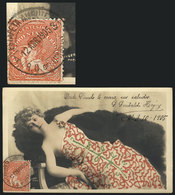 939 URUGUAY: "Postcard Sent From Pando To Montevideo On 12/AP/1905, Franked With 2c. And Cancelled ""ESTAFETA AMBULANTE  - Uruguay