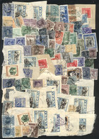 958 URUGUAY: Large Number Of Used Stamps (on Fragments Or Singles) With Very Interesting Cancels, VF Opportunity For The - Uruguay