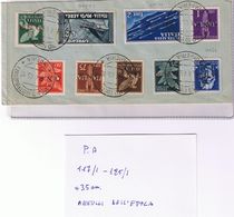 Posta Aerea GNR Numeri Sassone 117/1 - 125/1 + 35c- Annulli Dell' Epoca - Airmail