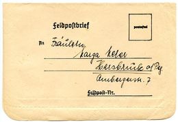 Germany C.1940‘s WWII Feldpostbrief / Military Postal Stationery - Feldpost World War II