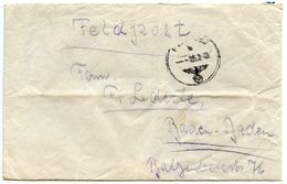 Germany 1940 WWII Cover Feldpost 10273 To Baden-Baden - Feldpost 2da Guerra Mundial