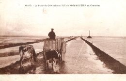 N°63529 -cpa La Passe Du Goa Reliant L'île De Noirmoutier Au Continent- - Beauvoir Sur Mer