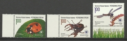 BOSNIA HERZAGOVINA,REPUBLIC SERBIA  2009  INSECTS, BEETLES   SET   MNH - Unclassified