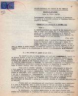 VP12.742 - TOURS - Acte De 1962 - Entre La S.N.C.F Ligne De TOURS Au NANTES & La Société ORVAL à PARIS - Eisenbahnverkehr