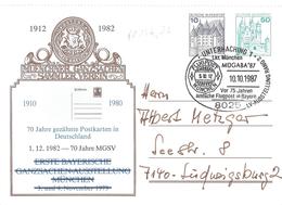 Allemagne Deutchland Entier Postal, Ganzsachen, Postal Stationery Carte Postale Privée Postkarten Private - Privé Postkaarten - Gebruikt