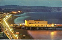 IOW - SANDOWN, THE ESPLANADE AT NIGHT - NIGH WJN 1179 - Sandown