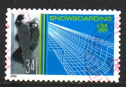 USA. N°3252 Oblitéré De 2002. Snowboard/J.O. De Salt Lake City. - Wintersport (Sonstige)